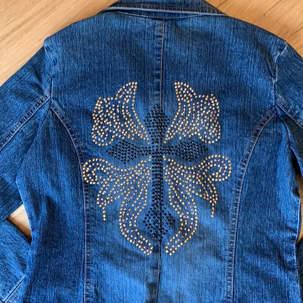 Zoey & Beth Embellished Denim Jacket